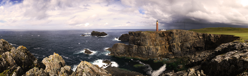 Digital photograph of Lighthouse At The Butt Of Lewis